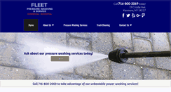 Desktop Screenshot of fleetpressurewashingwny.com